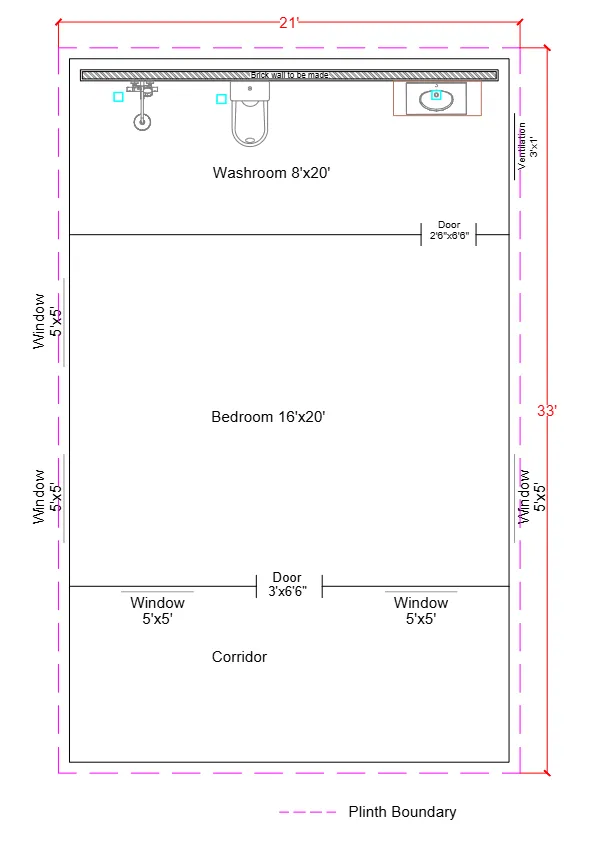 12x24 Tent Electrical Layout